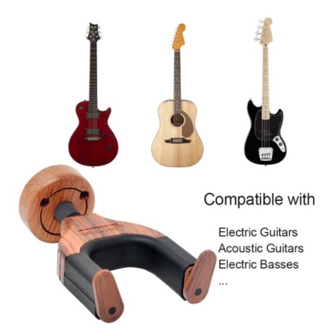 Móc gỗ gắn tường chuyên dụng để treo đàn guitar