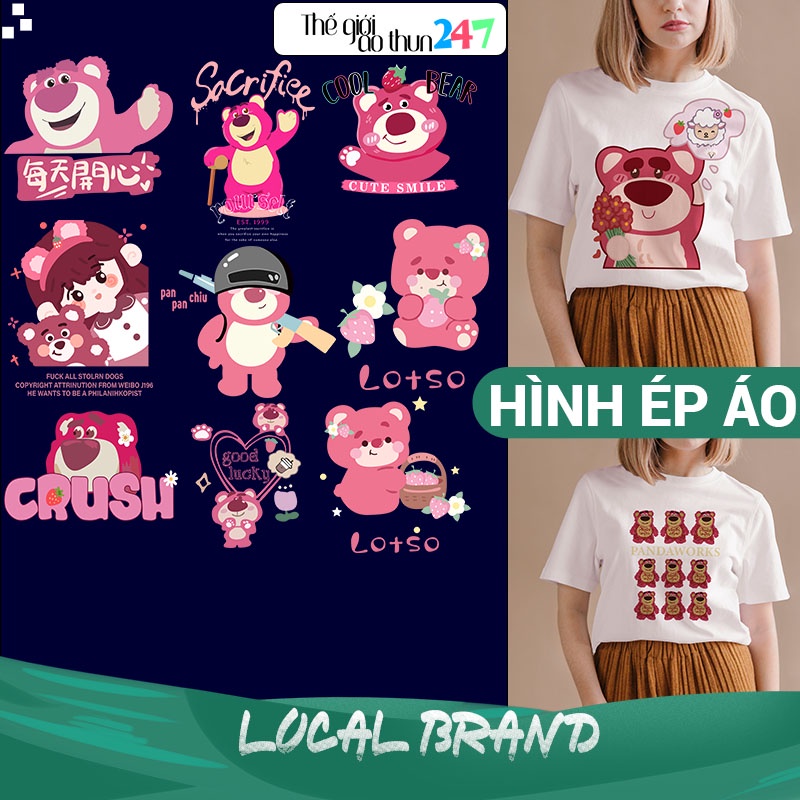 Hot Trend Gấu LotSo 11 ủi bằng bàn là, bàn ủi