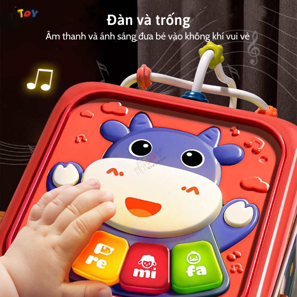 Đồ Chơi Hình Khối 6 Mặt Mini Tiếng Anh Woa Toys– Dành Cho Sự Phát Triển Đầu Đời Bé – Cho Bé từ 6th