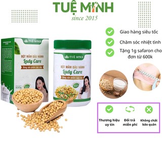 Mầm đậu nành tăng vòng 1 đẹp da cân bằng nội tiết tố nữ Tuệ Minh 1,5kg ,gồm 3 hộp