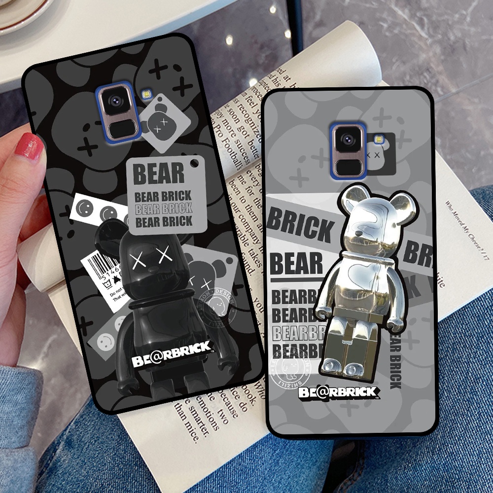 Ốp lưng Samsung A5 2018 / A8 2018 / A8 Plus / A8+ in hình Bearbrick dễ thương siêu đáng yêu