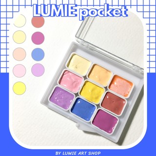 Pocket Màu Nước Mix 0.5ml Tone Pastel [Lumie.art.mix]