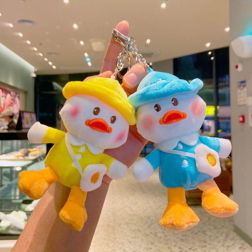 Móc Khóa Vịt Nhồi Bông Dễ Thương Dành Cho Ba Lô