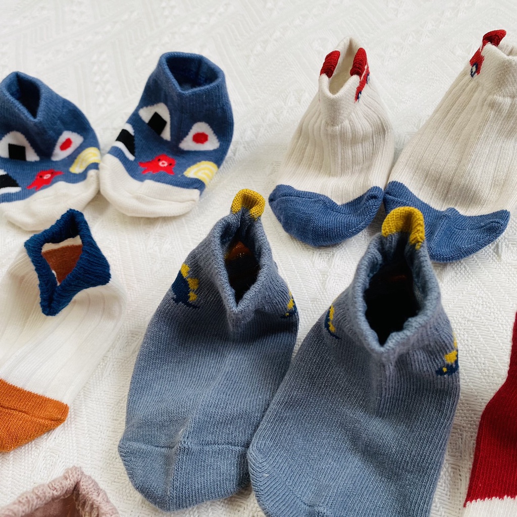 Set 2 Đôi Vớ Len Xuất Nhật Tất Chống Trượt Cho Bé Trai Bé Gái 0-5 Tuổi 𝐓𝐗𝐍