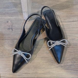 Giày búp bê nơ cườm bigsize, size 40-44