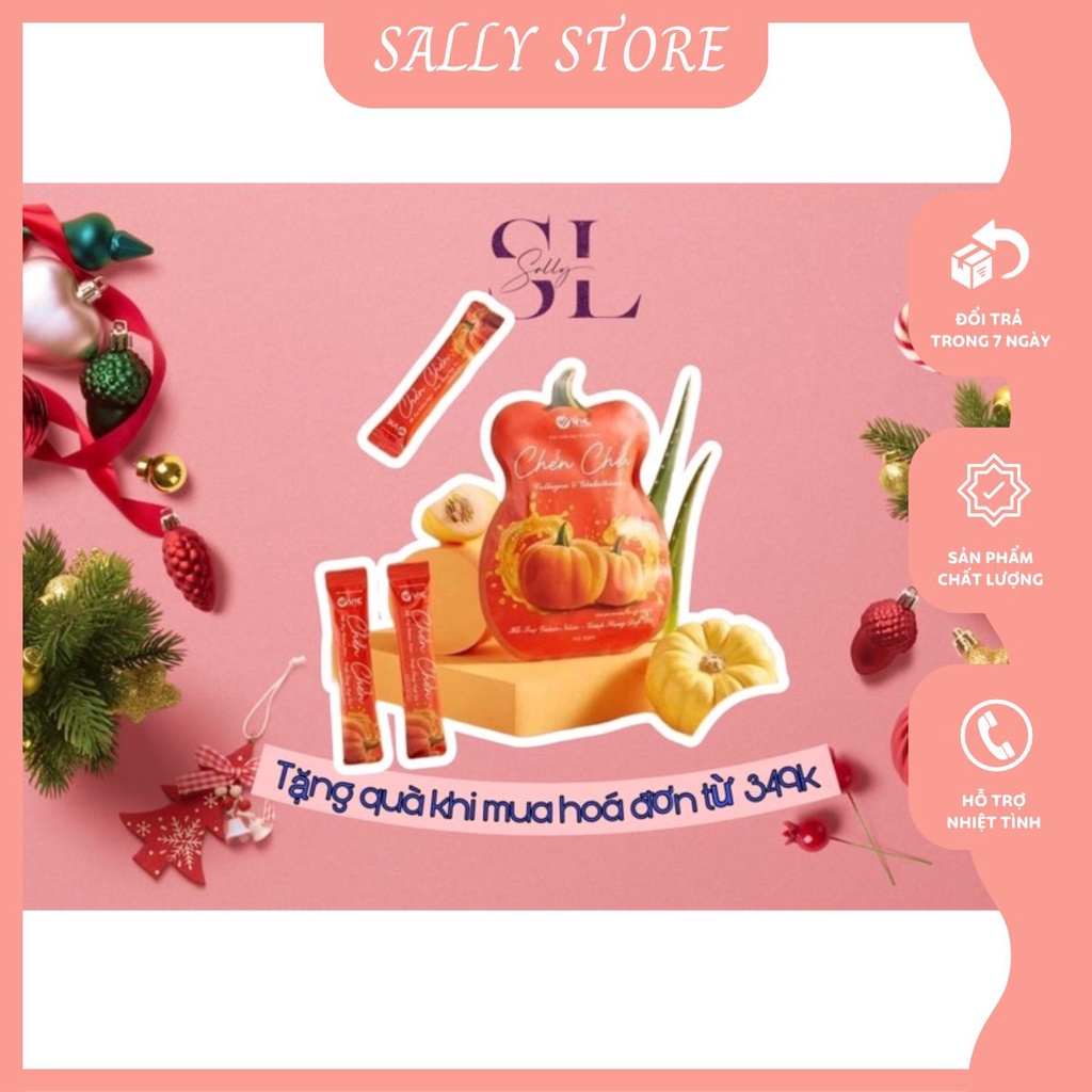 Thạch bí đỏ Chen Chen Vic kháng nắng, mờ nám , trắng da, cân bằng nội tiết tố và tăng vòng một