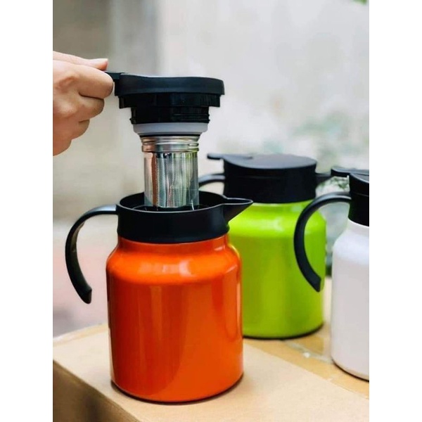 ẤM PHA TRÀ, BÌNH GIỮ NHIỆT INOX 316 DUNG TÍCH 1000ML
