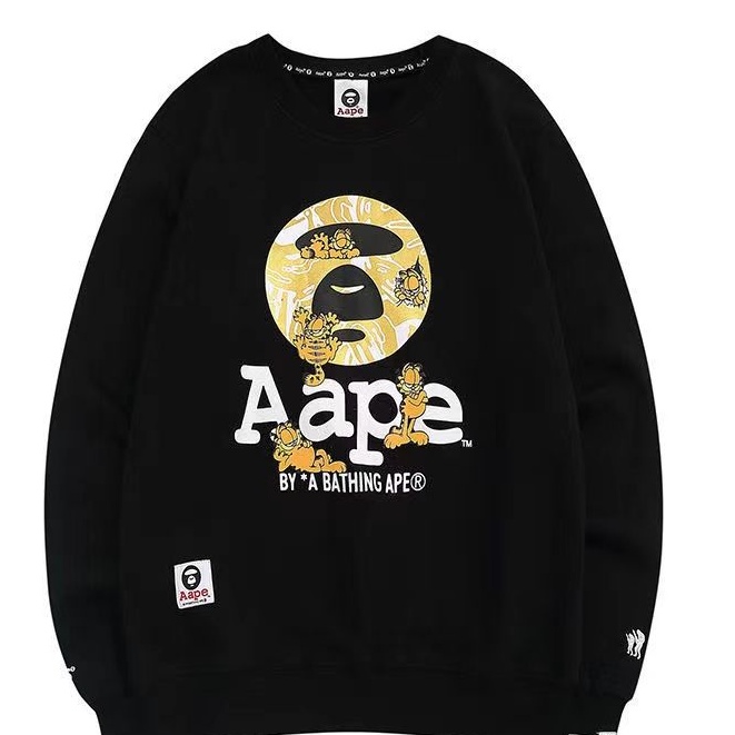 Áo Sweater Cotton Lót Lông Cừu Cổ Tròn In Chữ Họa Tiết Rằn Ri Thời Trang Thu Đông Phong Cách Đường Phố Mới Cho Nam Và Nữ
