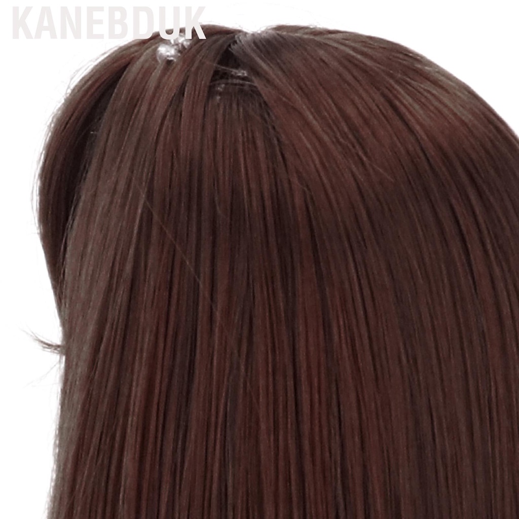 Kanebduk 8in to 9in Doll Hair Wig High Temperature Fiber Mesh Long Curly Replacement for 1/3