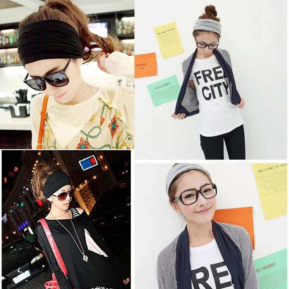 SUSANS Băng Đô Thể Thao Bản Rộng Co Giãn Thấm Hút Mồ Hôi