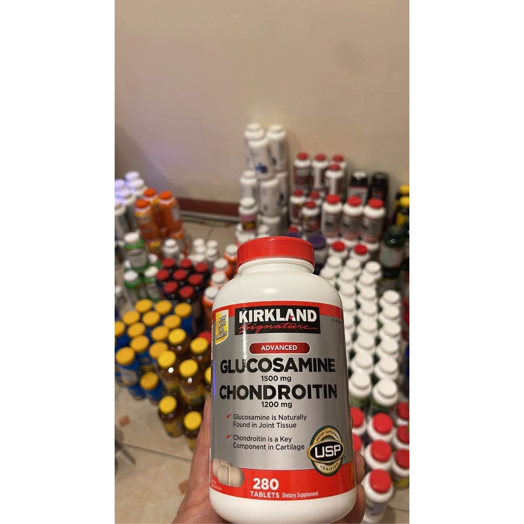 Mẫu Mới 280v Viên Uống Bổ Xương Khớp Glucosamine 1500mg & Chondroitin 1200mg - Glucosamin Kirkland