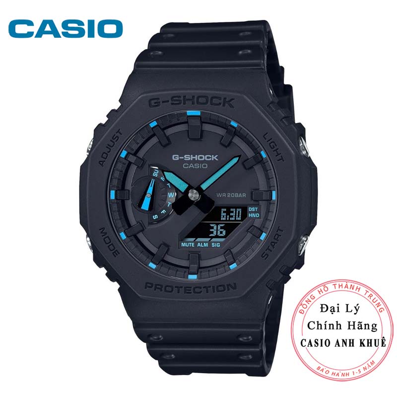 Đồng hồ Nam Casio G-Shock Nam GA-2100-1A2 mặt vuông cỡ 46mm