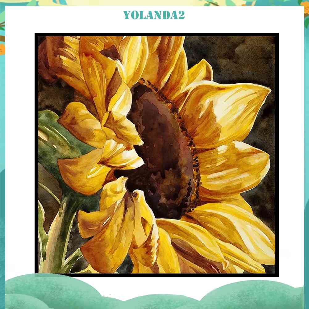 Bộ Tranh Thêu Chữ Thập DIY Hình Hoa Hướng Dương 11CT Yolanda2 /