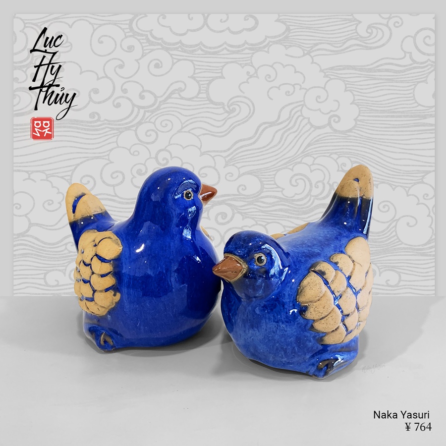 Chim Gốm Lục Hy Thủy Trang Trí Để Bàn