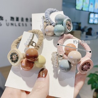 Dây cột tóc co giãn đính ngọc trai thời trang hàn quốc cho nữ