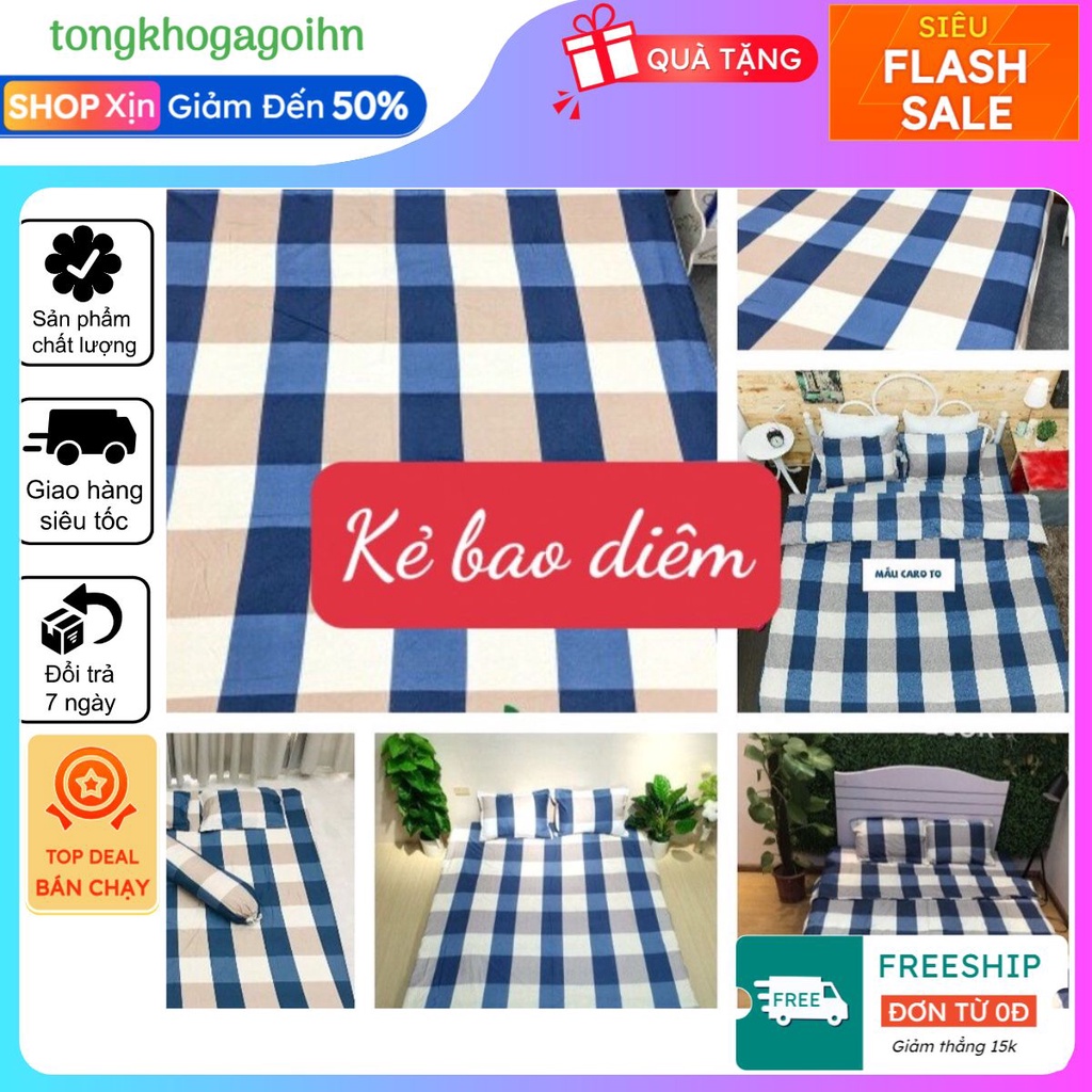 Ga chun bọc đệm poly cotton nhiều mẫu, kích thước 80x1m9,1m(chọn mẫu trong bài)