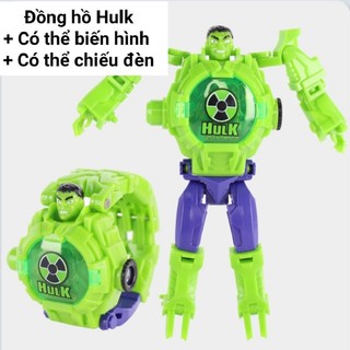 [có ĐÈN] Đồ chơi đồng hồ robot biến hình