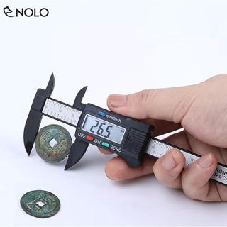 Dụng cụ đo lường thước đo thước kẹp có đồng hồ vernier calipers model sl01 dài 100mm độ chính xác 0.1mm