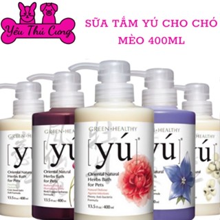 Sữa tắm Yú cho chó mèo các loại 400ml-YÊU THÚ CƯNG