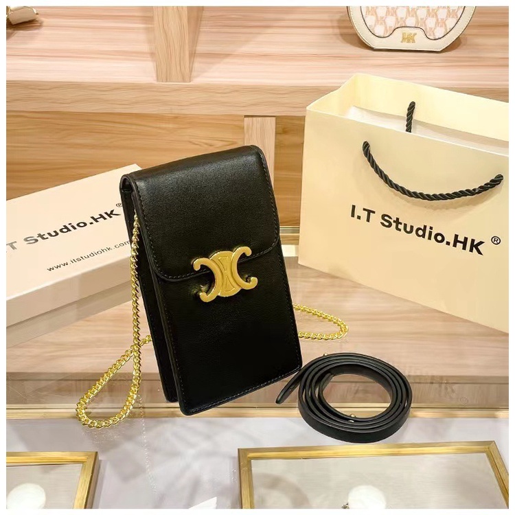 Túi Đeo Chéo Mini Phối Dây Xích Thời Trang Mới