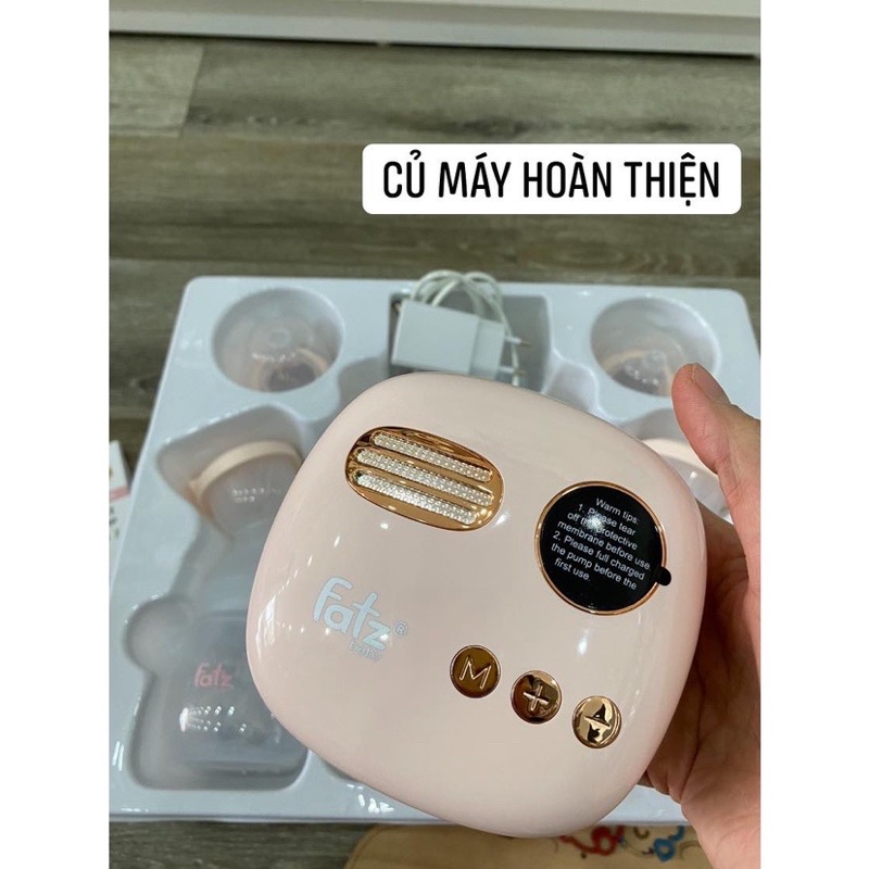 Máy hút sữa điện đôi Symbio 1 Fatzbaby có tích pin sạc - Fatz FB1108VN