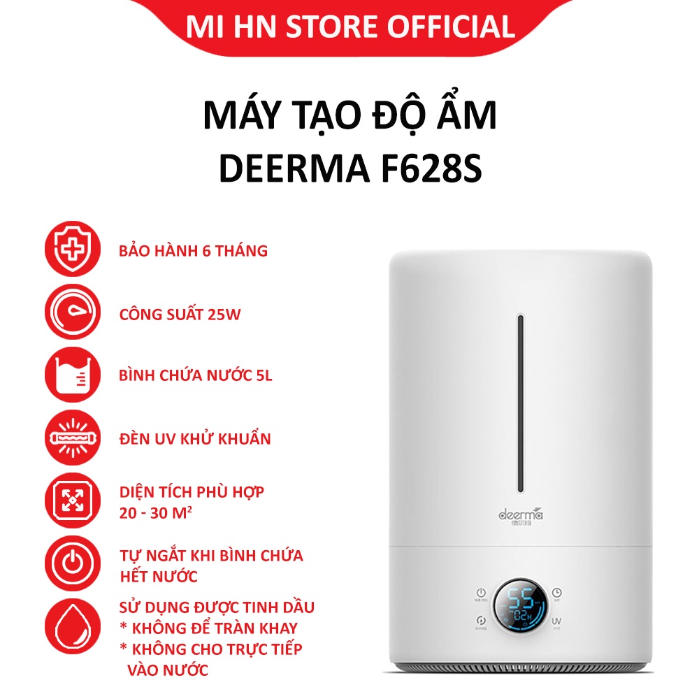 Máy tạo độ ẩm Xiaomi Deerma DEM-F628S dung tích 5L