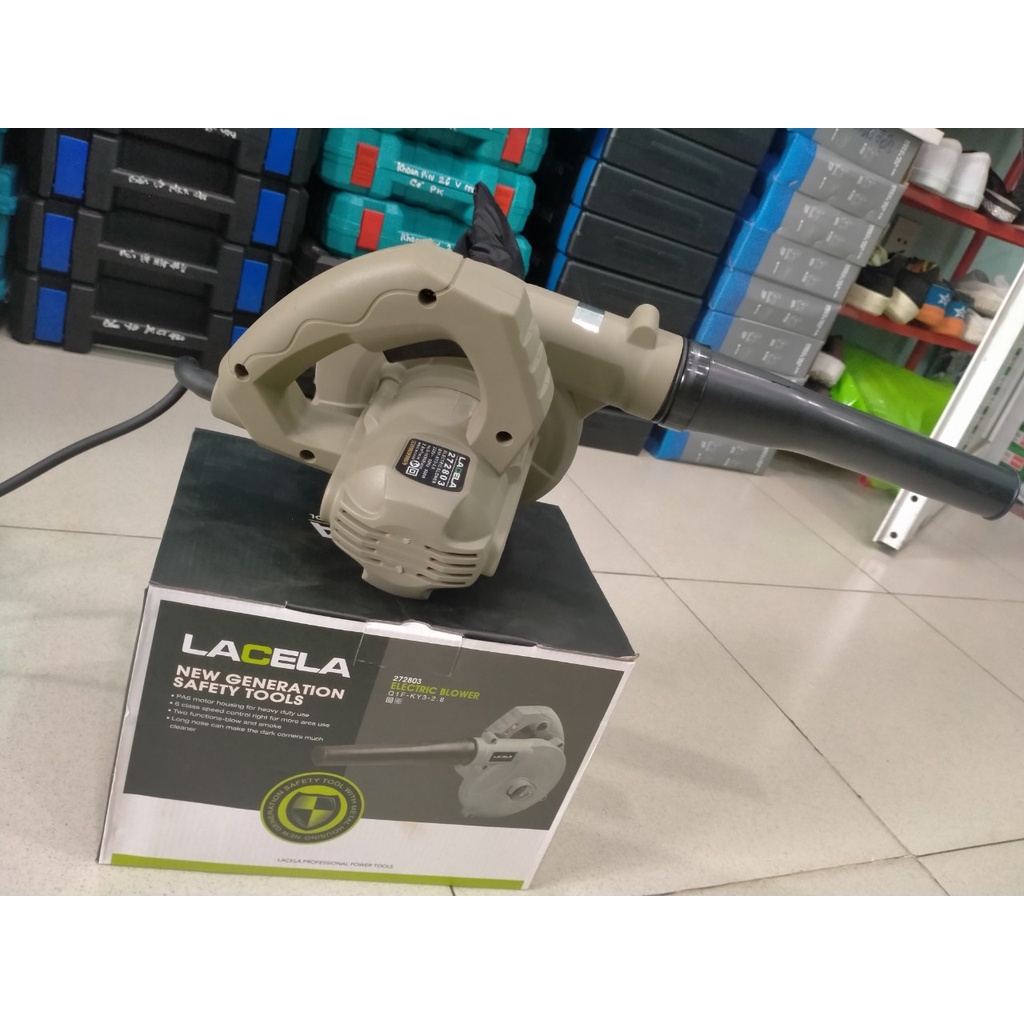 Máy thổi gió - thổi bụi, hút bụi chính hãng Lacela 272803  có điều chỉnh tốc độ