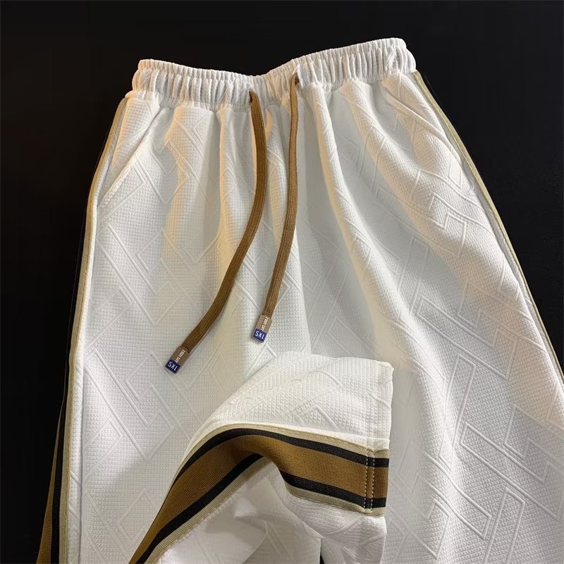 Quần ống rộng Lưng Thun Thời Trang Nam Nữ