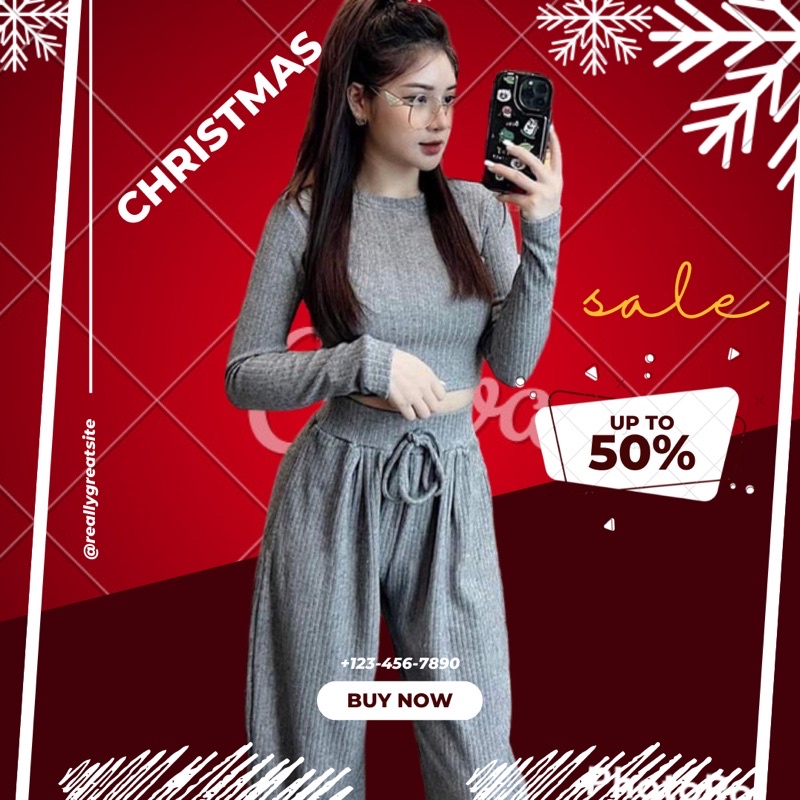 Set bộ thun tăm áo croptop dài tay quần bum SuBell 🔥