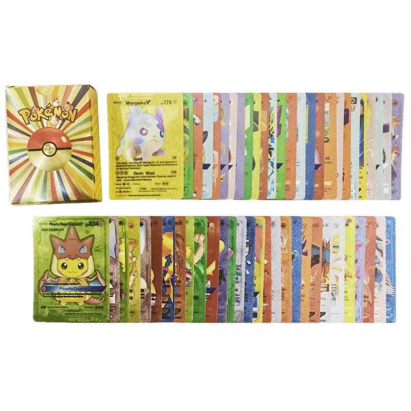 Bộ 18 / 36 / 54 Thẻ Bài Pokemon Nhiều Màu Sắc