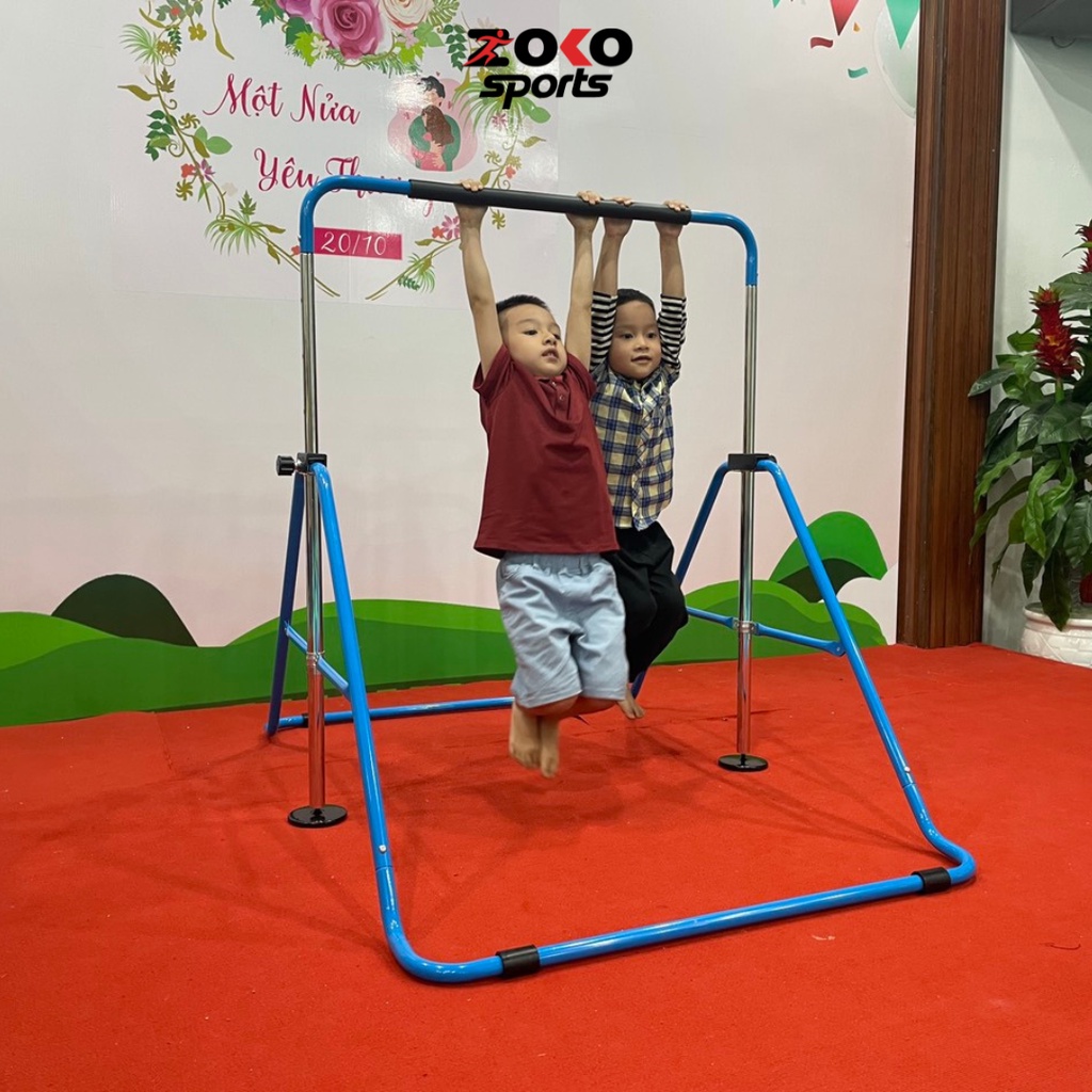Xà đơn trẻ em , xà đu đa năng gấp gọn tiện lợi cho bé từ 3 -9 tuổi , an toàn - ZOKO SPORT