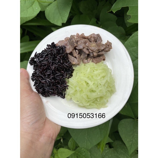 Gạo lứt đen 1kg hút chân không