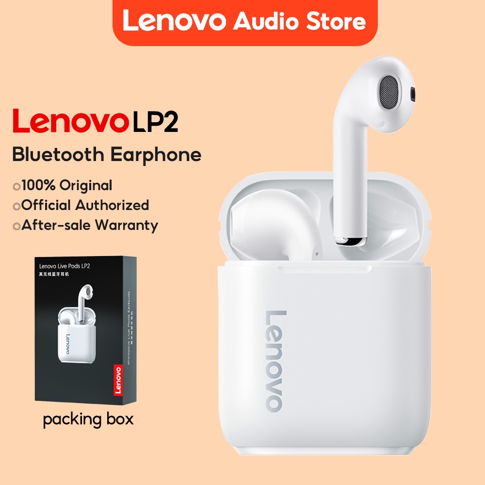 Tai nghe không dây TWS LENOVO LP2 chống ồn có micro cao cấp