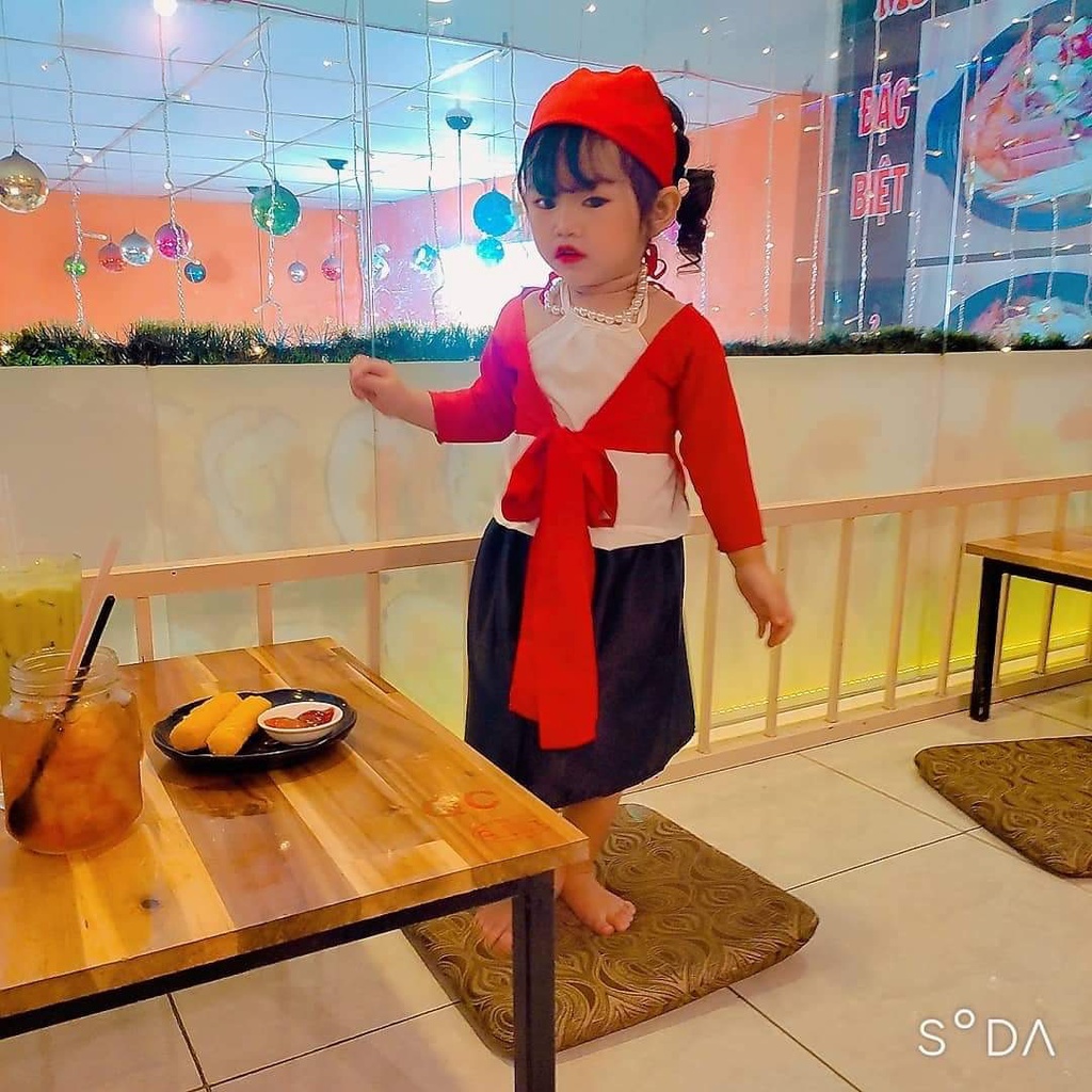 Bộ yếm 3 chi tiết