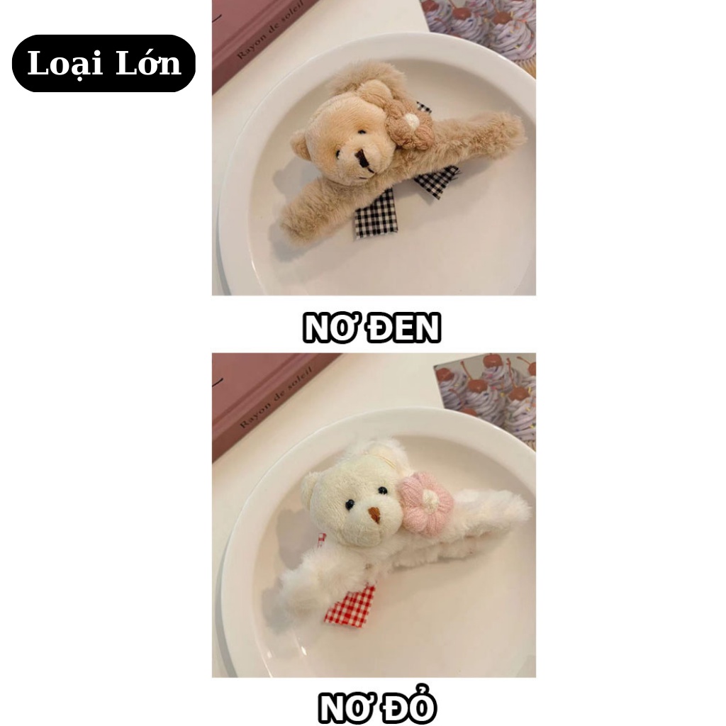 Kẹp tóc gấu lông mềm KT37