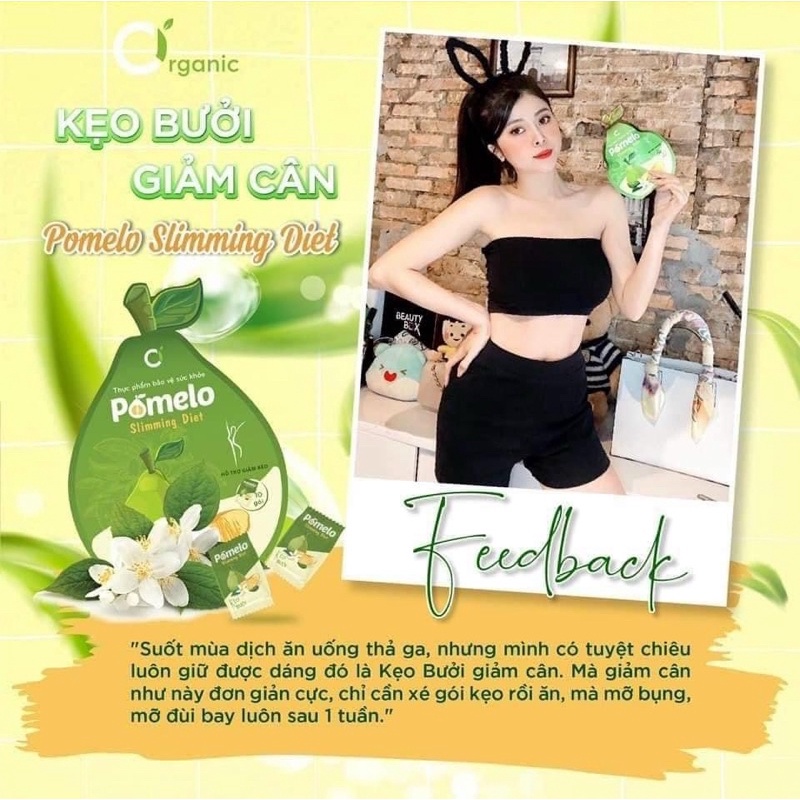 Kẹo Bưởi Chính Hãng Tặng Kèm Detox