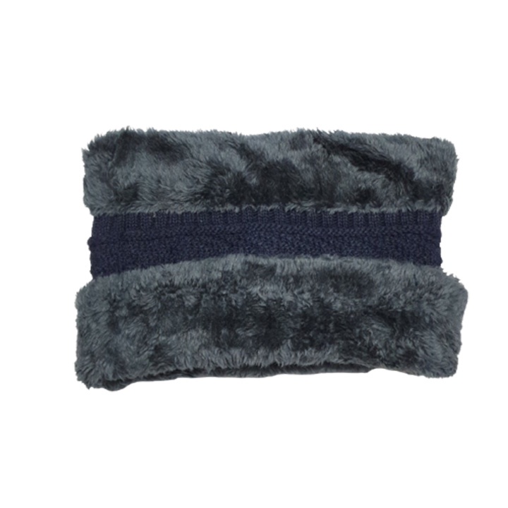 Mũ len kèm khăn lót lông nam nữ bộ khăn nón len siêu ấm che mặt che cổ Mùa đông