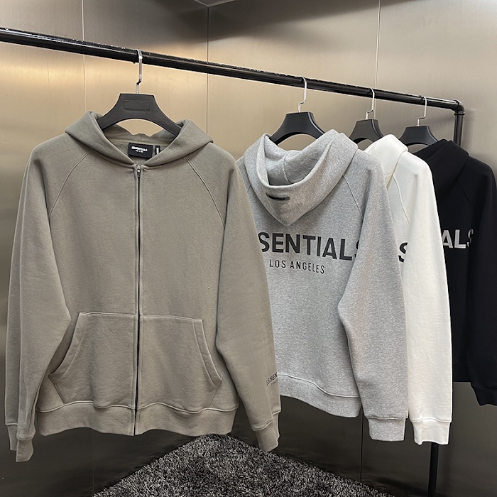 Áo khoác nỉ hoodie essential, Áo nỉ unisex nỉ bông cao cấp  SUSHI SHOP