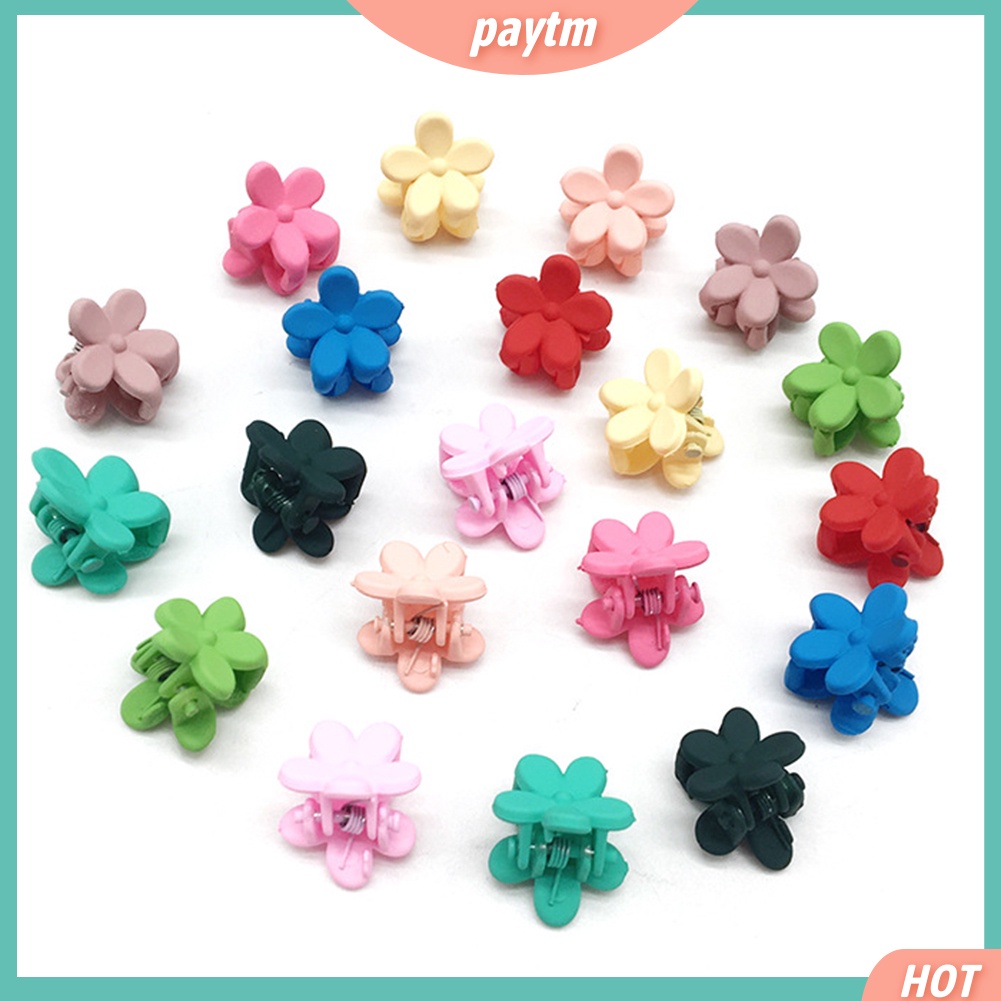 (PTM) Set 20 / 30 kẹp tóc nhỏ tạo hình hoa dễ thương cho bé gái