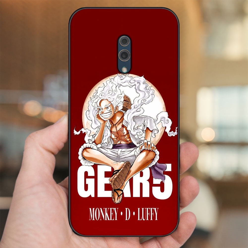 Ốp lưng Oppo K3 viền đen in hình Luffy Gear 5 Nika One Piece Đảo Hải Tặc