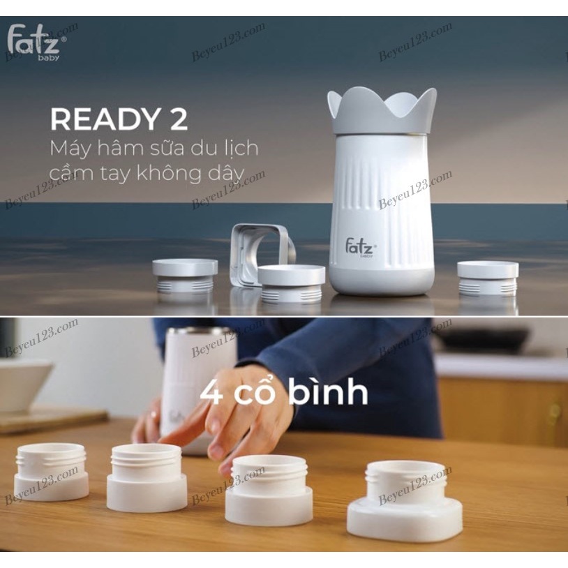 READY 2 - Máy hâm sữa cầm tay không dây Fatzbaby Fatz FB3102SL (Phù hợp với hầu hết các loại bình sữa)