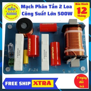 MẠCH PHÂN TẦN 2 LOA F2A - DÙNG CHO 1 BASS 1 TREBLE - GIÁ 1 MẠCH