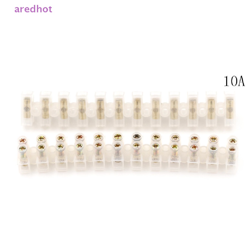 Set 2 Đầu Nối Dây Điện Đầu Cuối 12 Vị Trí 10A / 20A / 30A / 3A / 6A Mới