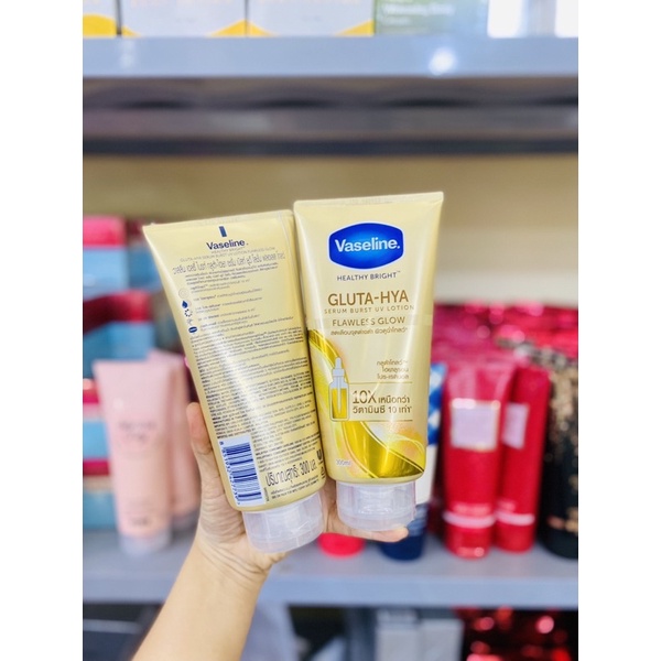 Sữa dưỡng thể Vaseline Healthy Bright Gluta HYA Serum Burst Lotion 10X Thái Lan
