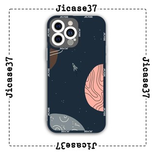 Ốp lưng iphone và samsung xiaomi oppo cạnh vuông Jicase vũ trụ 