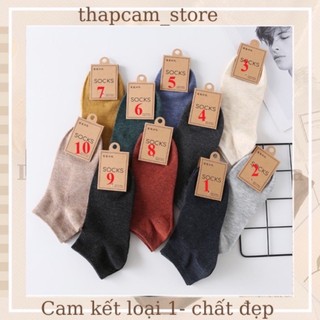 TẤT LEN TIÊU CỔ NGẮN