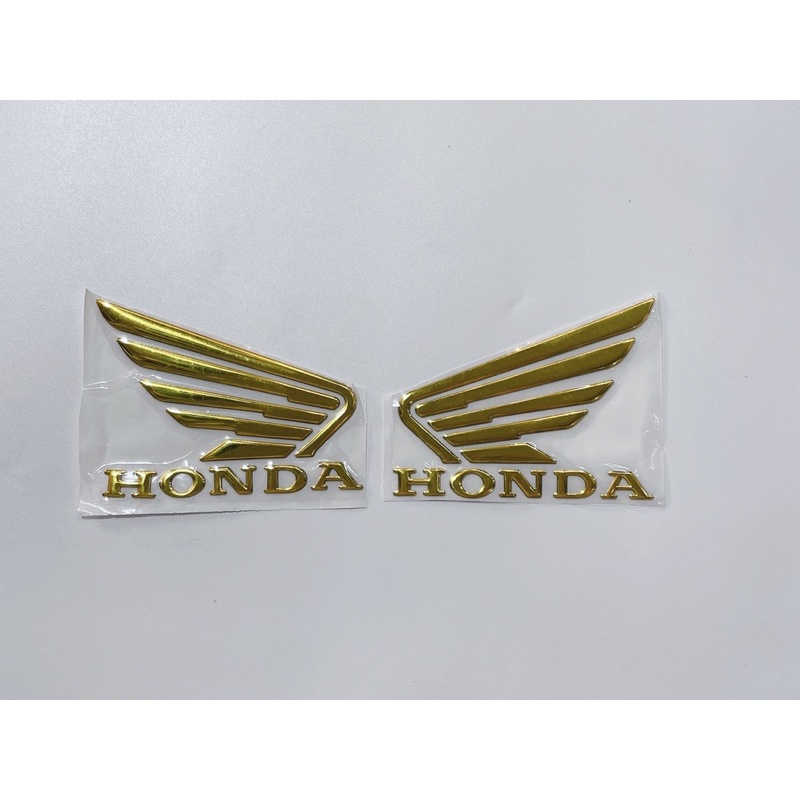 Cặp tem cánh chim dẻo lớn size 11x8.5cm có sẵn keo, dán trang trí xe máy