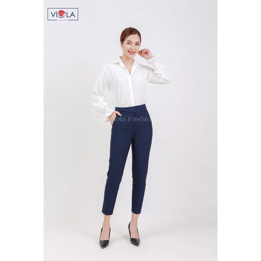 Quần baggy nữ lưng cao Viola dáng baggy dài 9 tấc nâng mông  tôn dáng cao xinh đẹp trẻ trung năng động_Q1657