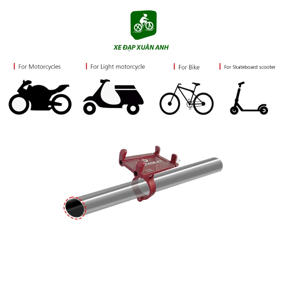 Giá Đỡ Điện Thoại Gắn Xe Đạp Xe Máy Hợp Kim Nhôm