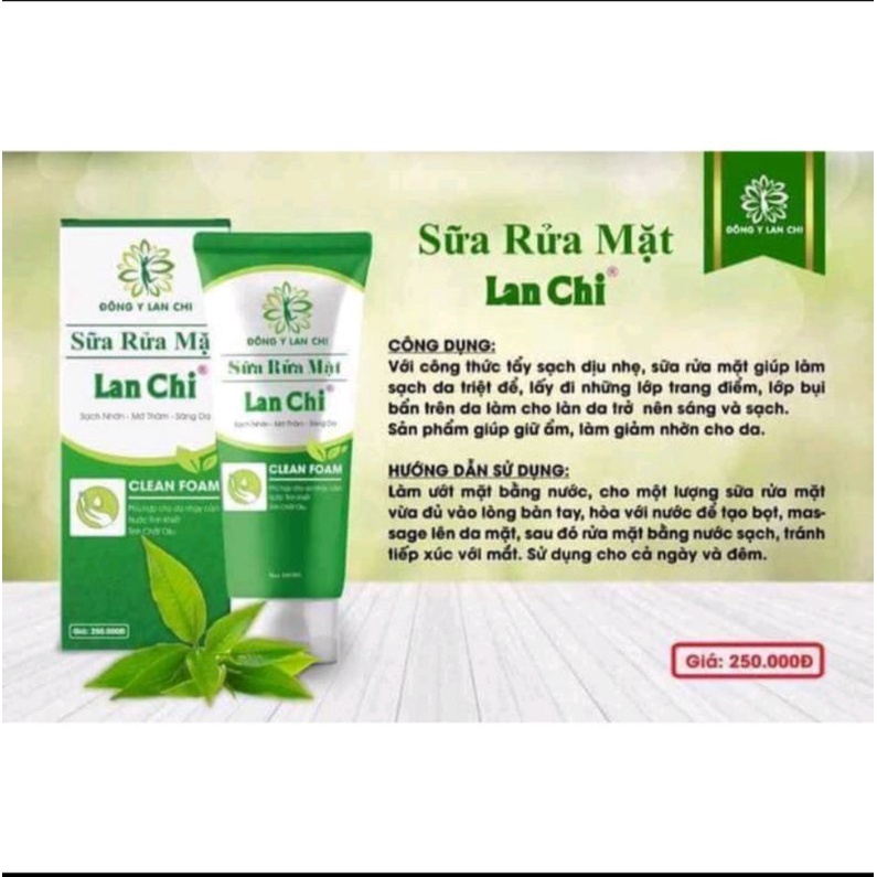 Sữa Rửa Mặt Thảo Dược Đông Y  Lan Chi